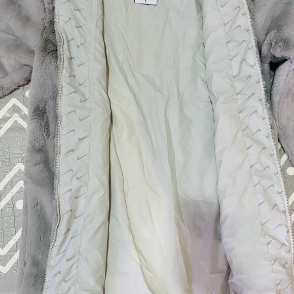 Nike special edition faux faur long coat jacket sherpa - Picture 11 of 11